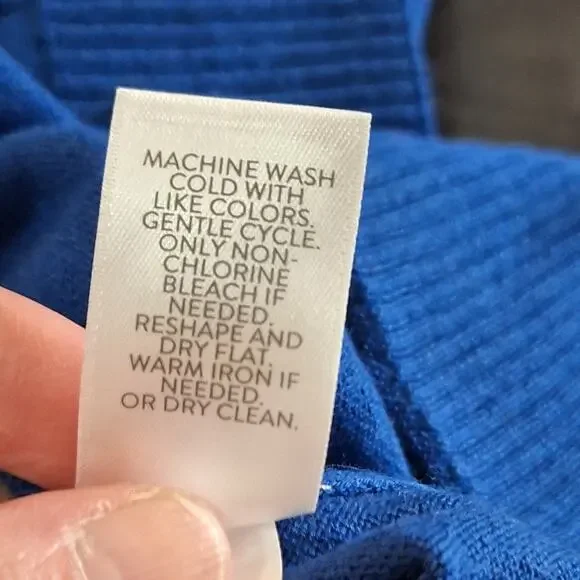 J. Jill Sweater Women's Medium V-Neck Lightweight Cotton Blend Classic Preppy - Picture 7 of 7